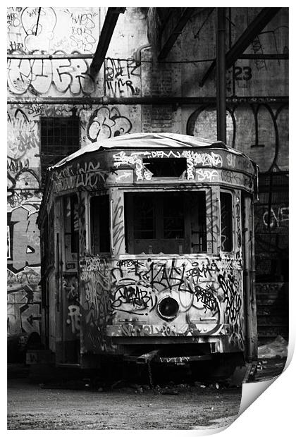 Abandoned transport Print by Heath Birrer