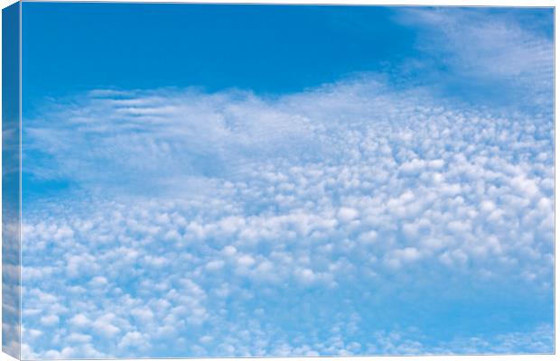 White clouds   Canvas Print by chris smith