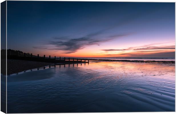 Eastbourne Early Sunrise Canvas Print by Nick Rowland