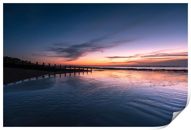 Eastbourne Early Sunrise Print by Nick Rowland