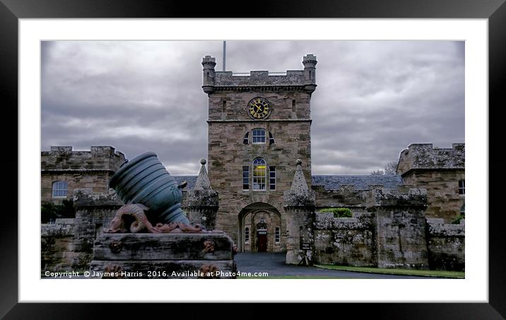 Culzean Castle Clock Tower Framed Mounted Print by Jaymes Harris