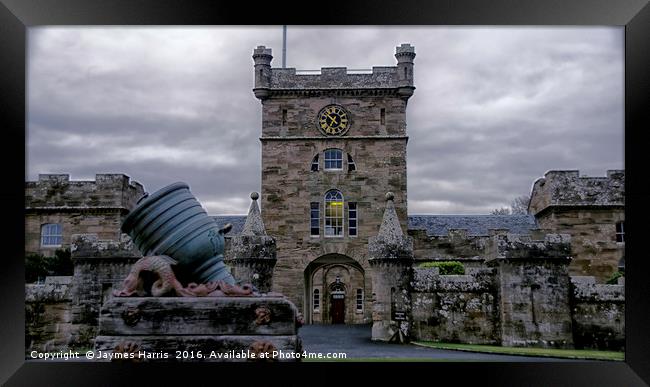 Culzean Castle Clock Tower Framed Print by Jaymes Harris