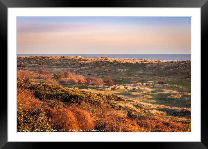 'The Valley' Winterton Framed Mounted Print by Stephen Mole