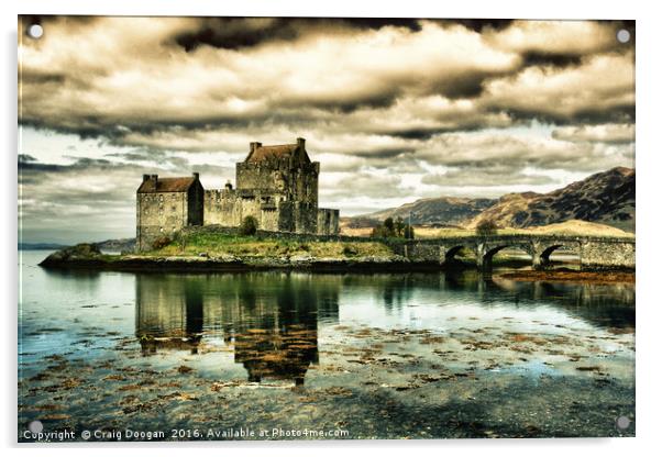 Eilean Donan Castle  Acrylic by Craig Doogan