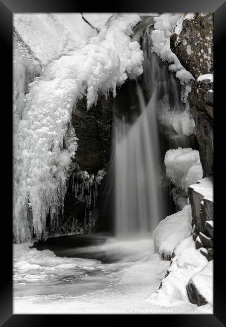 Frozen Falls of Bruar Framed Print by Craig Doogan