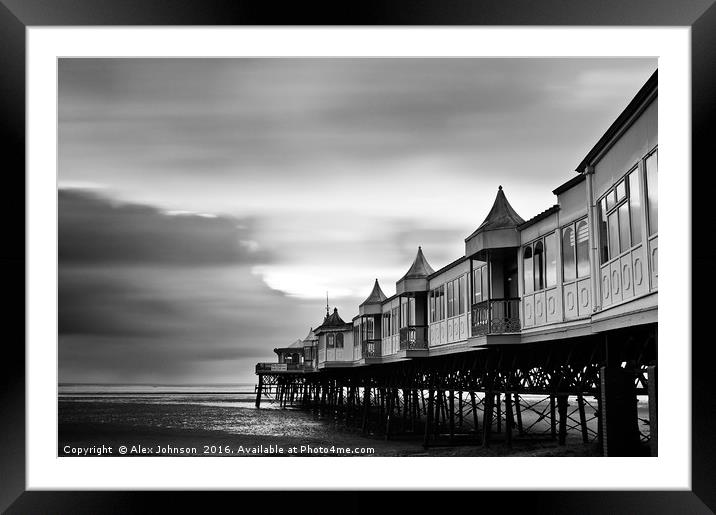 St Annes Pier 2 Framed Mounted Print by Alex Johnson