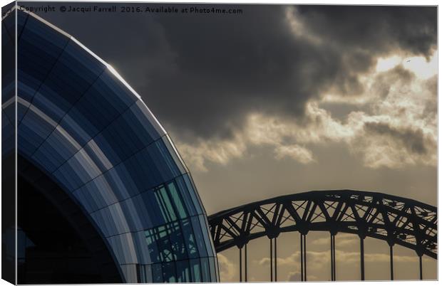 Tyne Bridge Newcastle upon Tyne  Canvas Print by Jacqui Farrell