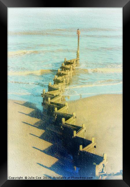 Overstrand Beach Framed Print by Julie Coe