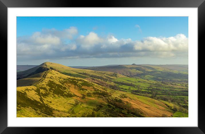 The Great Ridge Framed Mounted Print by Pete Biggin