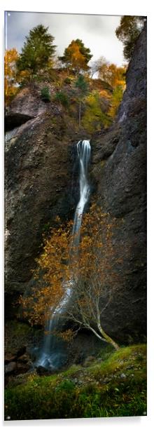 Culnaskiach Falls Acrylic by Macrae Images