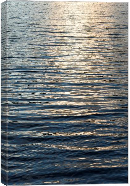 Relaxing ripples Canvas Print by Andrew Kearton