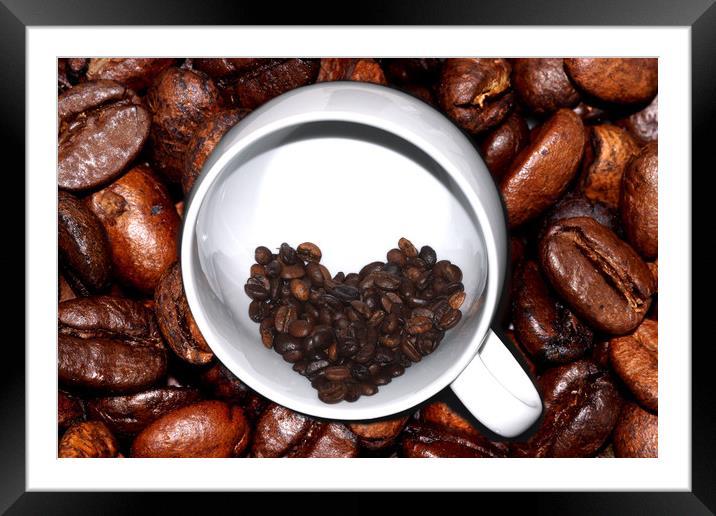 Love Coffee by JCstudios Framed Mounted Print by JC studios LRPS ARPS