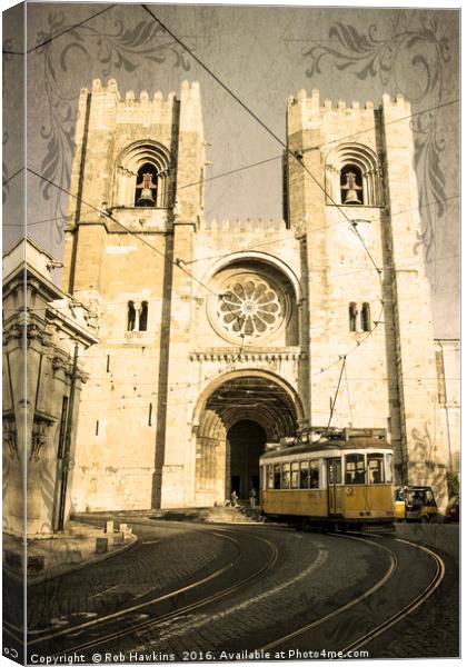 Cathedral Tram  Canvas Print by Rob Hawkins