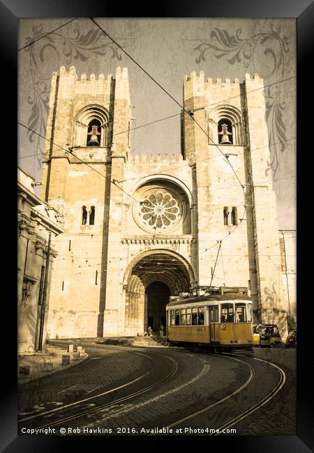 Cathedral Tram  Framed Print by Rob Hawkins