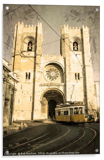 Cathedral Tram  Acrylic by Rob Hawkins