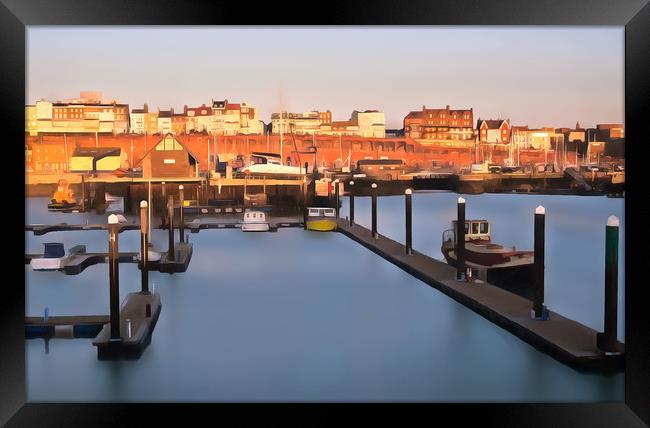 Ramsgate Harbour Kent Framed Print by Clive Eariss