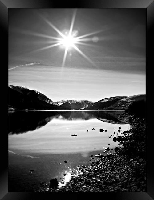 St Mary's Loch In Scotland. Framed Print by Aj’s Images