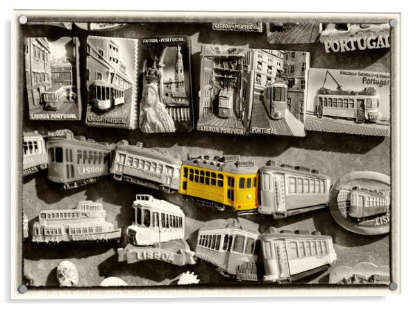 Magnetic Tram  Acrylic by Rob Hawkins