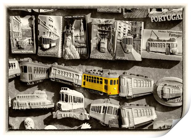 Magnetic Tram  Print by Rob Hawkins