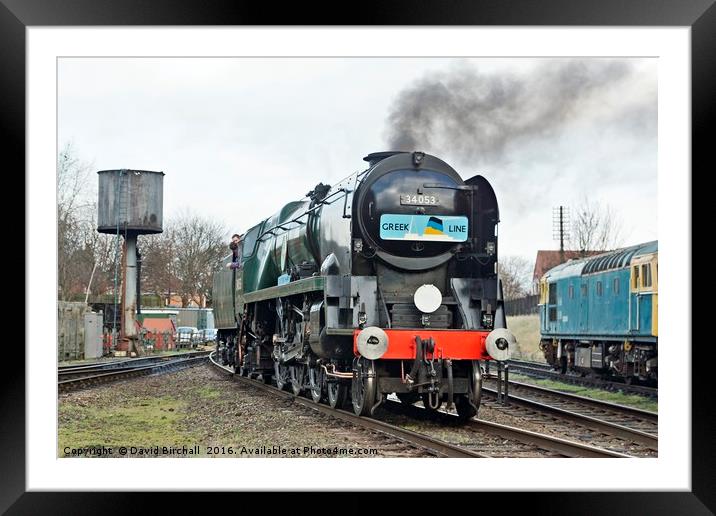 34053 Sir Keith Park Framed Mounted Print by David Birchall