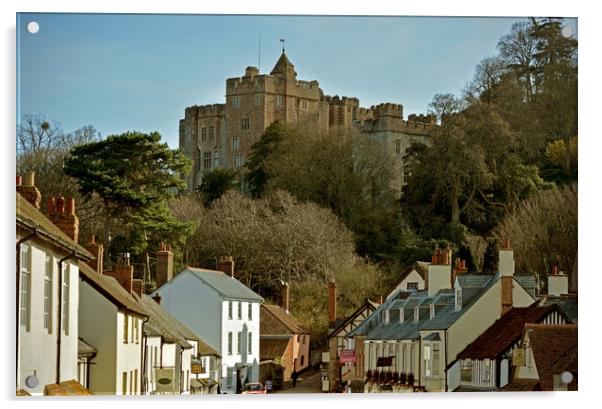 Dunster Castle Acrylic by graham young