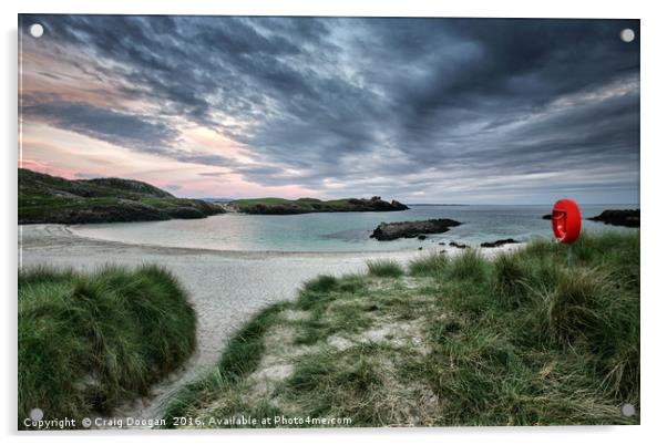 Clachtoll Beach - Scotland Acrylic by Craig Doogan
