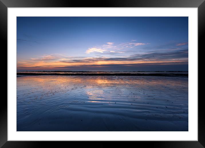 Sunrise And The Sea Framed Mounted Print by Nick Rowland