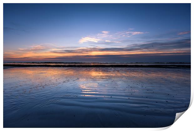 Sunrise And The Sea Print by Nick Rowland