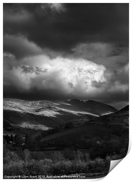 High Rigg and Dale Bottom, Lake District, UK Print by Liam Grant