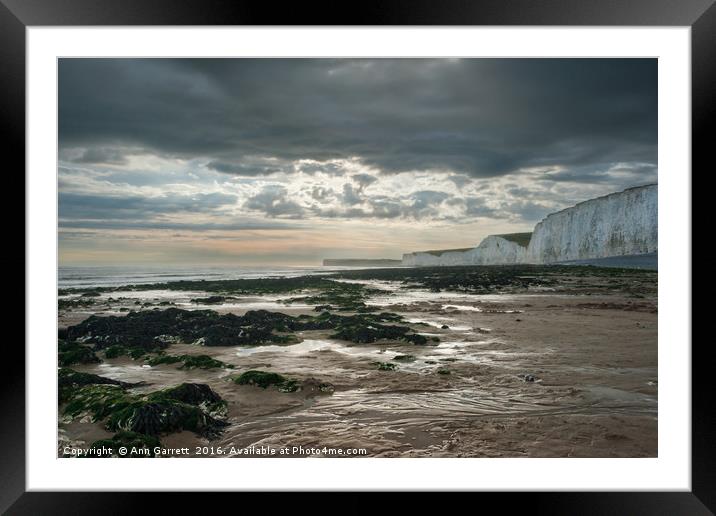 The Seven Sisters, Sussex Framed Mounted Print by Ann Garrett