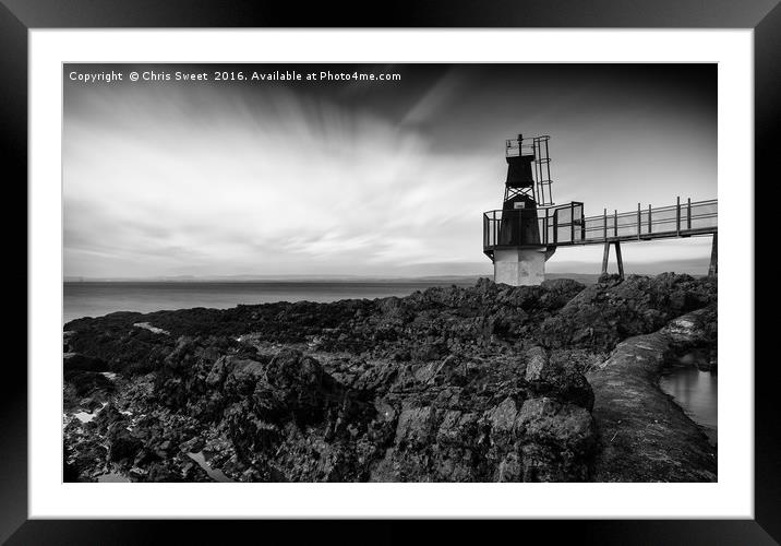 Battery Point Lighthouse Framed Mounted Print by Chris Sweet