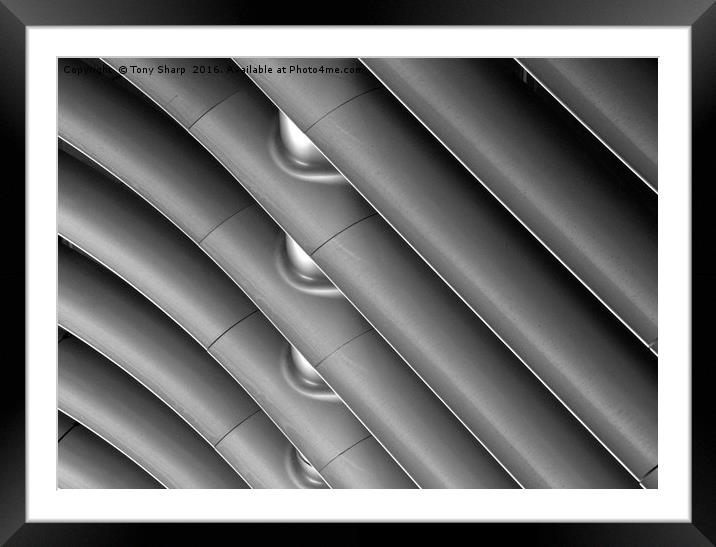 Structure in Monochrome Framed Mounted Print by Tony Sharp LRPS CPAGB