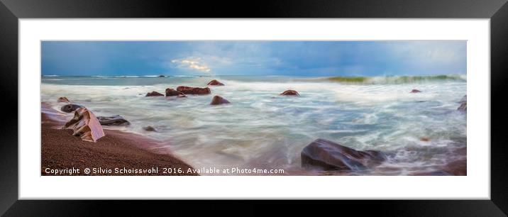 maia beach Framed Mounted Print by Silvio Schoisswohl