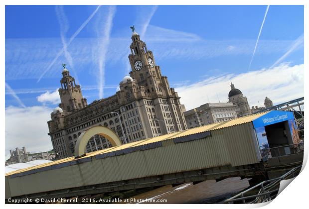 Welcome To Liverpool Print by David Chennell