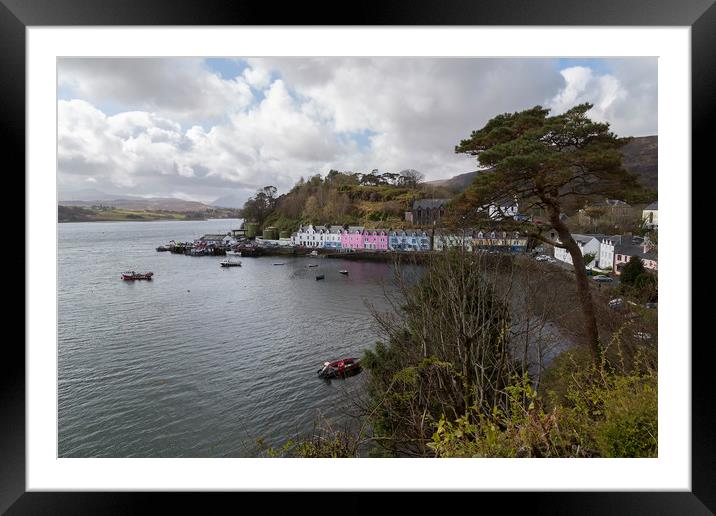 Portree on the Isle of Skye Framed Mounted Print by Rob Lester