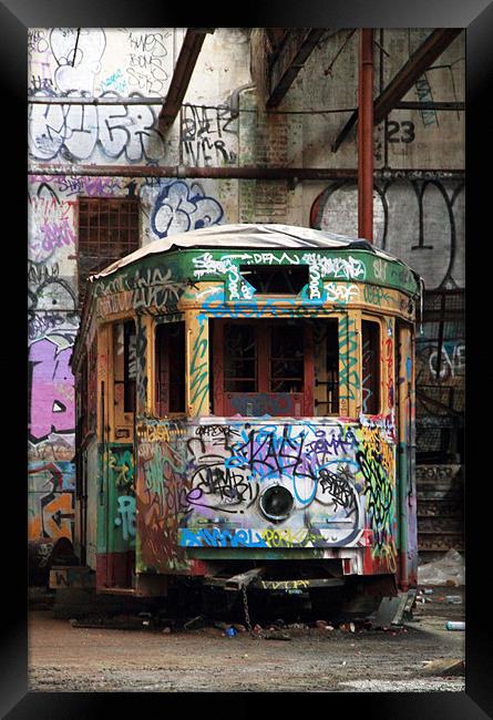Abandoned Transport colour Framed Print by Heath Birrer