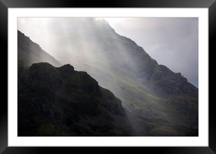 Snowdonia light Framed Mounted Print by Andrew Kearton