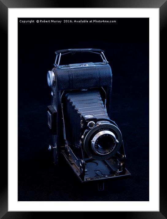 Black Kodak Framed Mounted Print by Robert Murray