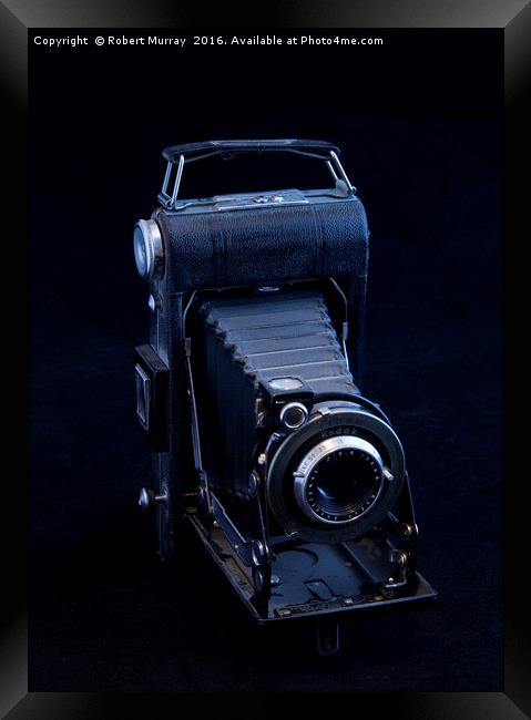 Black Kodak Framed Print by Robert Murray