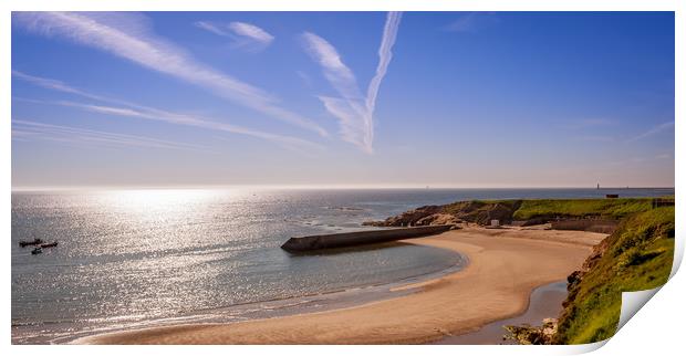 Dreamy Cullercoats Bay  Print by Naylor's Photography