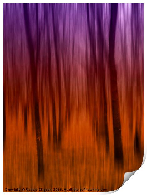 Abstract Trees Print by Richard Clapson