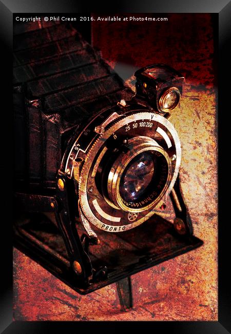 Retired camera Framed Print by Phil Crean