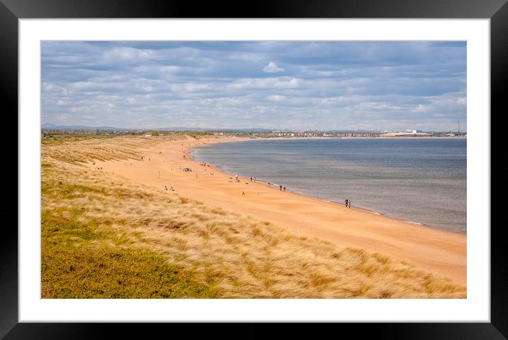 Seaton Sluice Beach Framed Mounted Print by Naylor's Photography