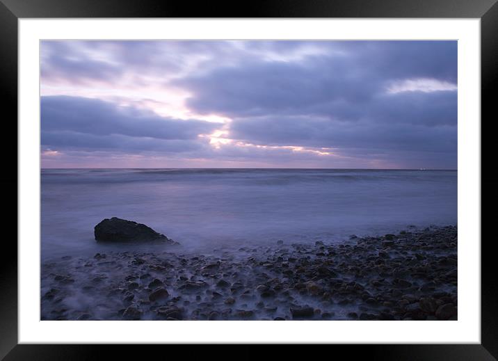 Purple dawn Framed Mounted Print by Ian Middleton