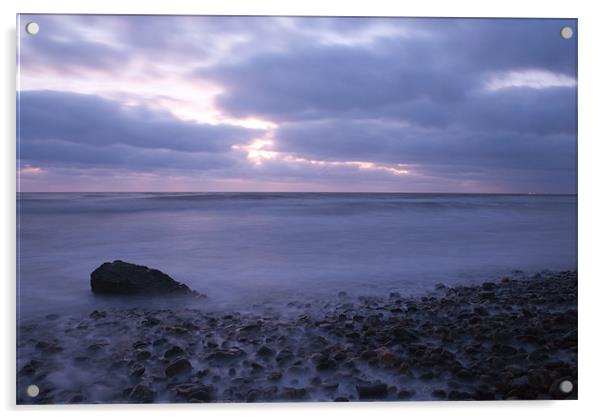Purple dawn Acrylic by Ian Middleton