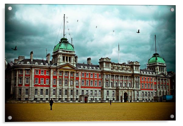 Buckingham Palace Acrylic by Shek Hamed