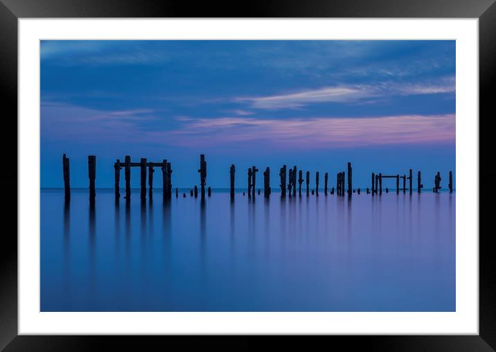 Swanage pier Dorset  Framed Mounted Print by Shaun Jacobs