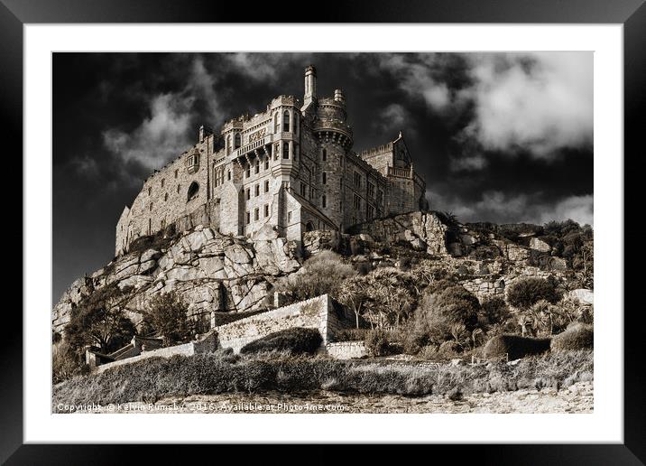St Michael's Mount Framed Mounted Print by Kelvin Rumsby