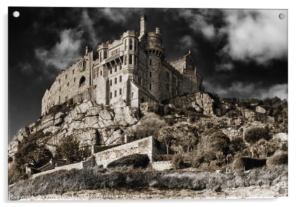 St Michael's Mount Acrylic by Kelvin Rumsby