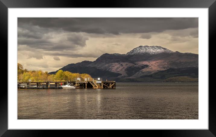 Ben Lomond, The towering giant. Framed Mounted Print by Rob Lester